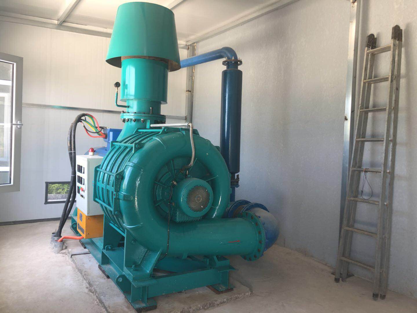 多級離心風機現場